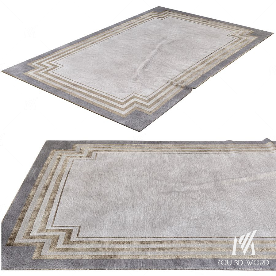Deco Border Rug by Tim Gosling - THE RUG COMPANY